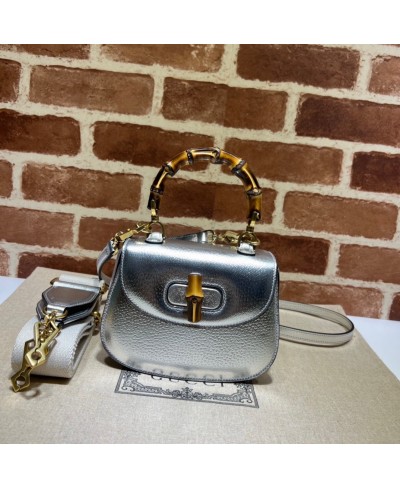 GUCCI Gucci Bamboo 1947 mini top handle bag