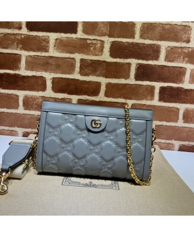 GUCCI GG matelassé leather shoulder bag