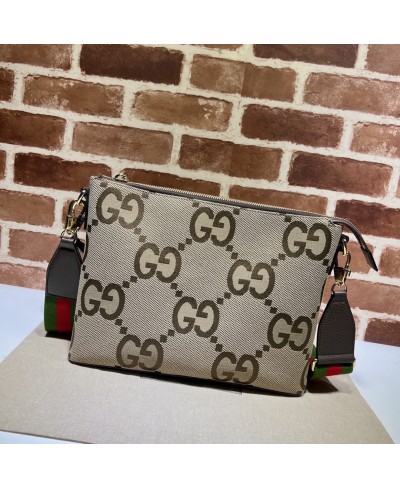 GUCCI Jumbo GG messenger bag