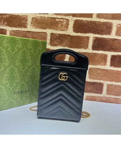 GUCCI GG Marmont top handle mini bag