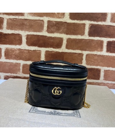 Mini borsa a mano in pelle Matelassé con GG GUCCI