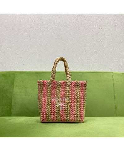 PRADA Small raffia tote bag