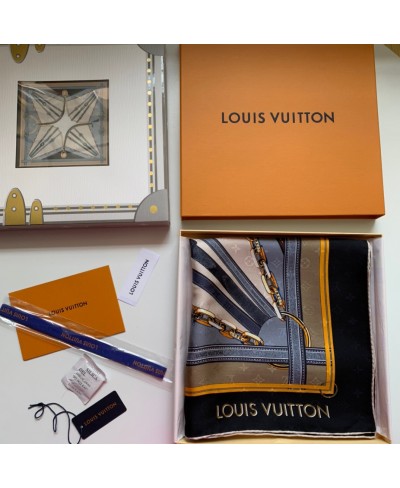 FOULARD STAMPA QUADRATO 90 LOUIS VUITTON