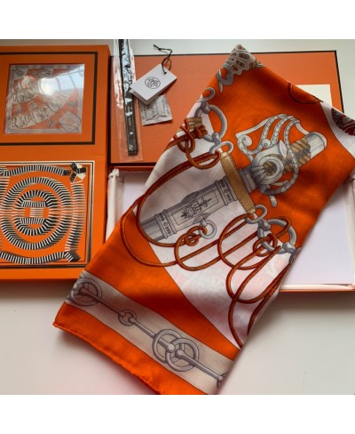 HERMES Cliquetis scarf 90