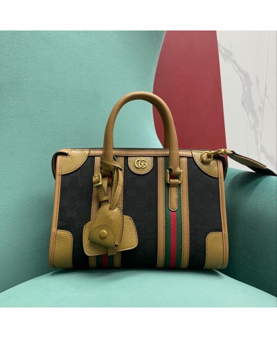 GUCCI Small canvas top handle bag